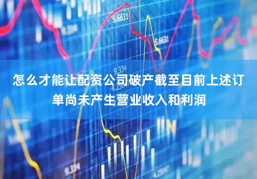 怎么才能让配资公司破产截至目前上述订单尚未产生营业收入和利润